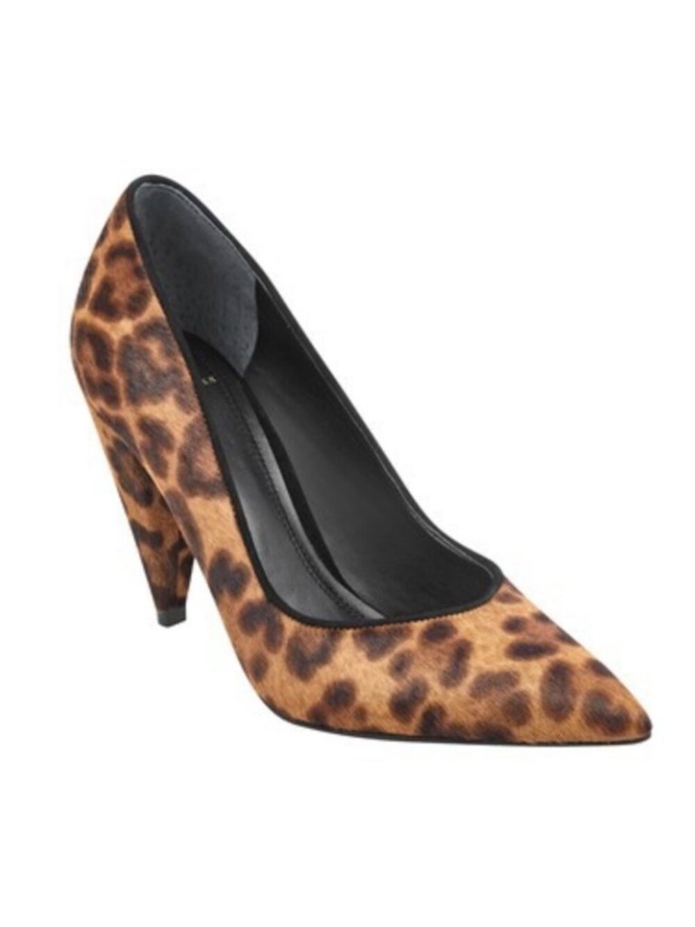 MARC FISHER Hesla Leopard Calf Hair Pump